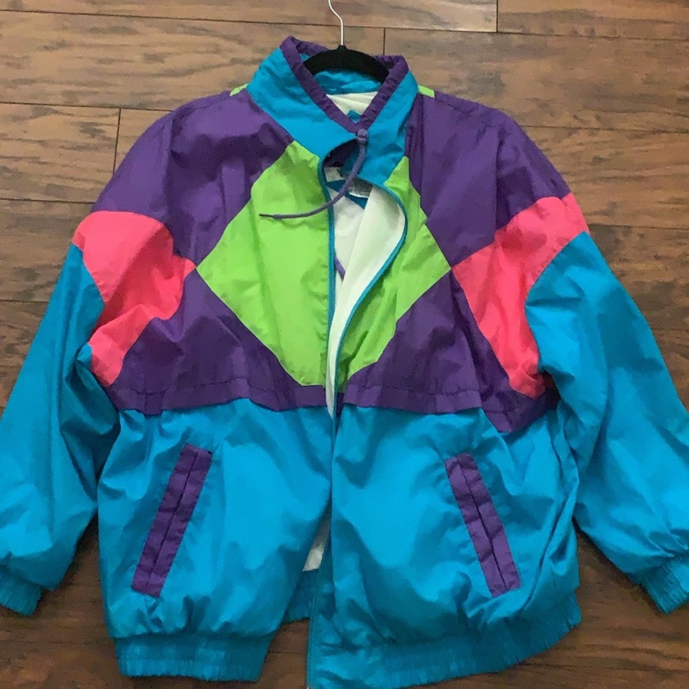rare vintage puffy windbreaker